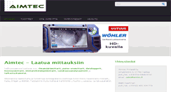 Desktop Screenshot of aimtec.fi