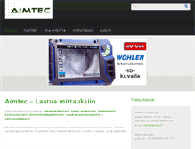 Tablet Screenshot of aimtec.fi