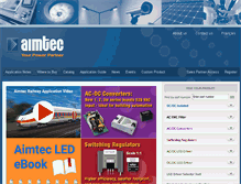 Tablet Screenshot of aimtec.com